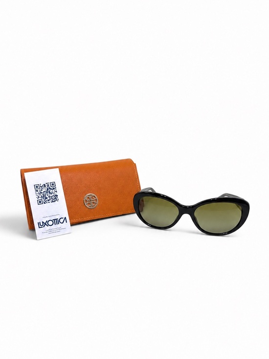 Tory Burch Accessories - NEW TORY BURCH SOLD OUT Black Cat Eye Sunglasses Green Gradient Lens & Case